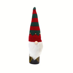 Christmas Gnomes Wine Bottle Cover Santa Decorations