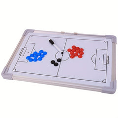 Aluminum Alloy Magnetic Soccer Tactics Board Football Coaching Clipboard