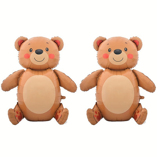 1pc Huge Sitting Bear Balloon Aluminum Film Sitting Balloon