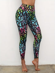 Leopard Print Yoga Pants High Stretch Fitness Leggings