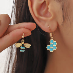 Mismatched Drop Earrings For Women Girls