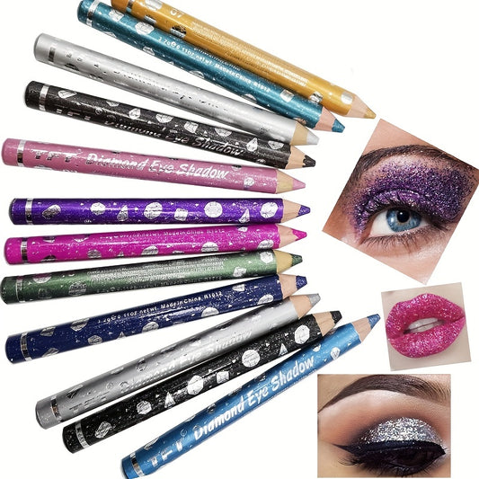 Pearly Sequin Eyeshadow Pen Waterproof Soft Crayon