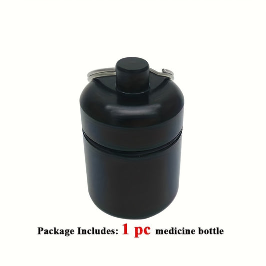 Waterproof Pill Organizer & Metal Pill Holder Keychain