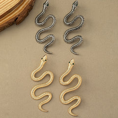 Snake Party Earrings 14K Plated Jewelry For Women Girls