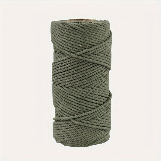 3mm Cotton Macrame Cords for Christmas Decor 100m