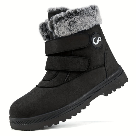 Plush Lined Waterproof Snow Boots Fall Winter Outdoor Shoes