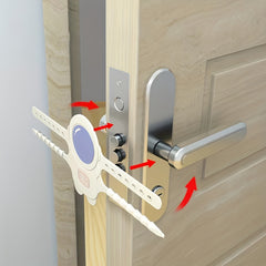 Pet Astronaut Shape Dog Door Silent Safety Lock Sticker