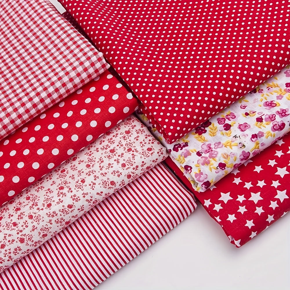 56pcs Patchwork Fabric 9.8x9.8 Squares for Quilting & Crafting