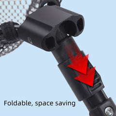 Fishing Net w/ Folding Aluminum Handle Fishing Gear
