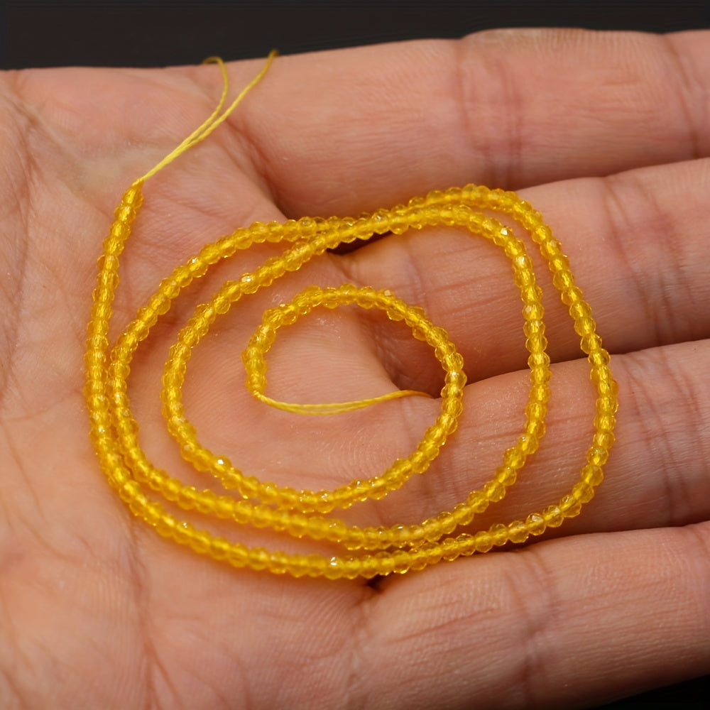 Natural Semi Precious Stone Yellow Spinel Bead 10mm Length
