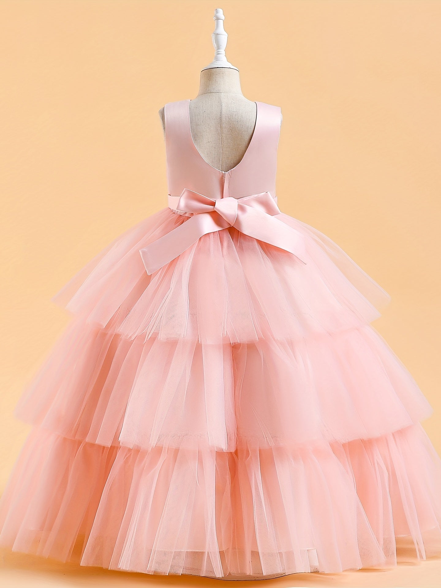 Princess Flower Girl Wedding Dress for Birthday Party