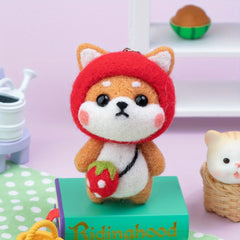 DIY Wool Needle Felting Kit Corgi Animal Dog Craft