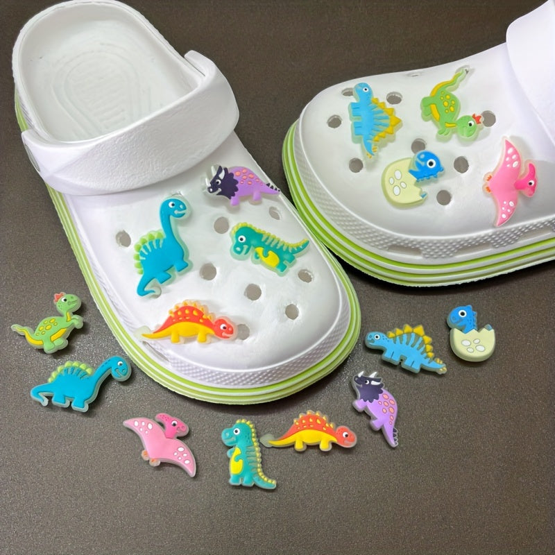 Dinosaur Shoe Charms PVC Anime Shoes Sandals Slippers Decoration