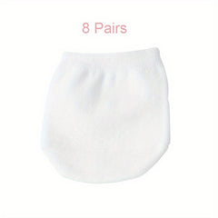 8 Pairs Invisible High Heels Half Palm Socks Women's Stockings