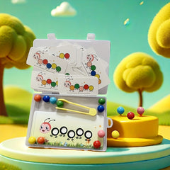 Wooden Ten Ten Board Math Toy for Number Recognition & Counting