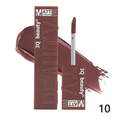 Matte Lip Gloss 20 Colors Glitter Long Lasting Liquid Makeup Rouge