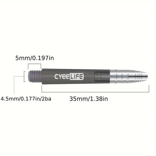 35mm Colorful PC Dart Shaft Aluminum Head Competition Accessories