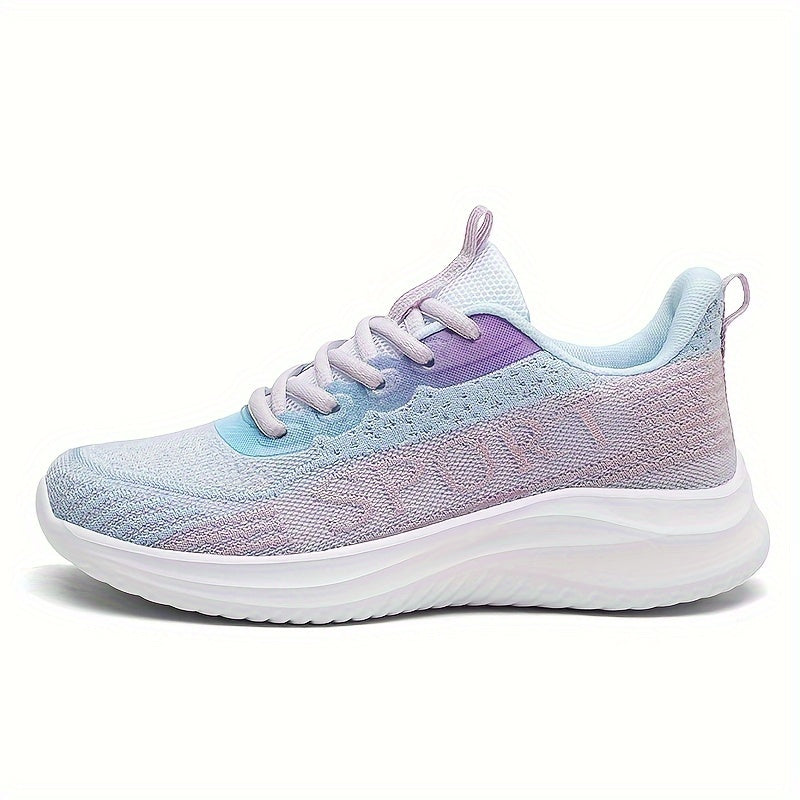 Breathable Shockproof Chunky Sports Shoes Comfortable Lace Up Travel Shoes