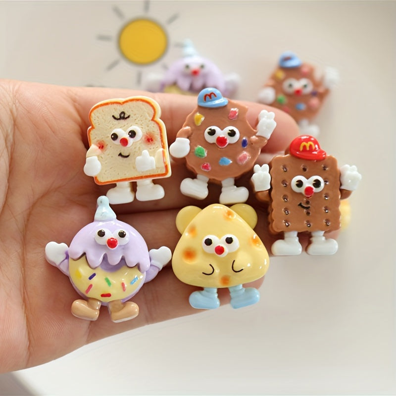 5pcs Cartoon Biscuit Fridge Magnets for Kitchen Office Whiteboards