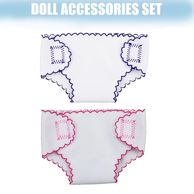 Newborn Baby Diapers Bibs Shoulder Bag Backpack for 35-56cm Dolls