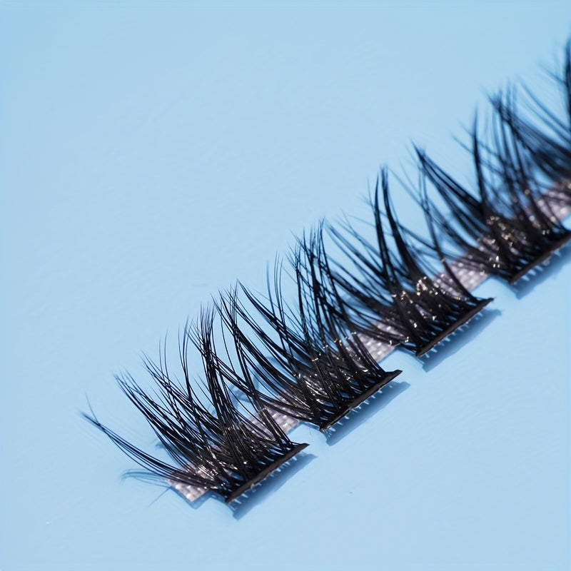 72 Mini Lash Clusters Fishtail Crisscross Style