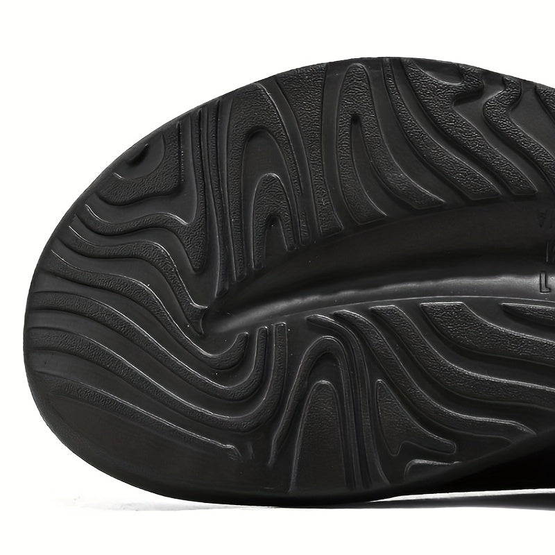 Men's Non Slip Platform Slides Comfortable Pillowy Slides for Summer