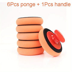 Car Wax Polishing Pad Sponge Microfiber Applicator