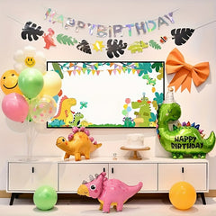2pcs Dinosaur Aluminum Film Balloon Party Decoration Scene Layout Christmas