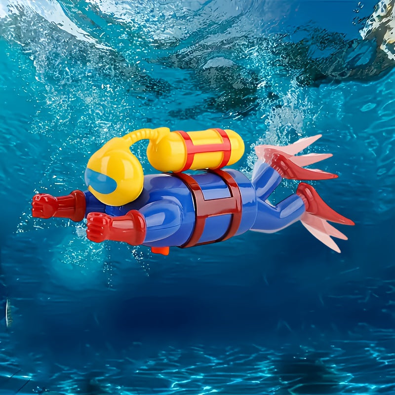 Red Submarine & Diver Bath Toy Set