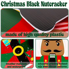 2PCS Christmas Nutcracker Yard Sign With Stakes Outdoor Decorations