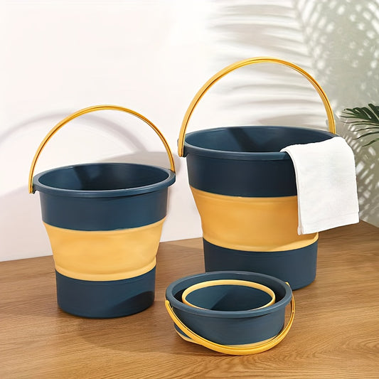 Multifunctional Folding Bucket for Camping Car Washing Home Cleaning