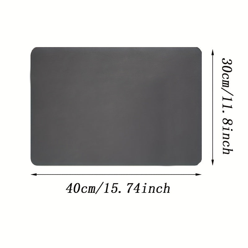 Checkerboard Drying Mat Non Slip Absorbent Coffee Machine Mat