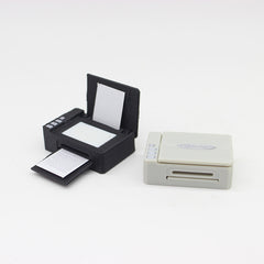 1:12 Dollhouse Office Props Set - Mini Stationery Supplies & Printer Model
