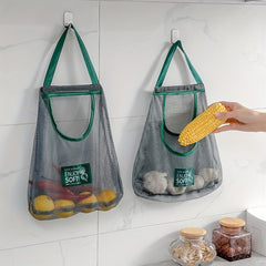 Mesh Fruit & Vegetable Hanging Bag - Kitchen Storage
