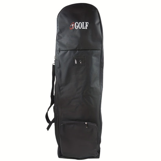 Golf Aviation Bag With Wheels Detachable Shoulder Straps & Foldable
