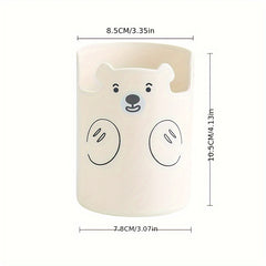 Bear Pen Holder Desktop Storage Organizer Cell Phone Holder
