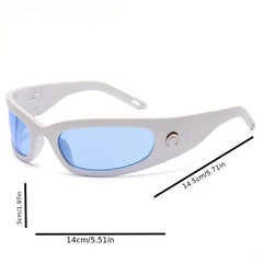 Y2K Wrap Around Sunglasses for Women Men Outdoor Glasses UV400