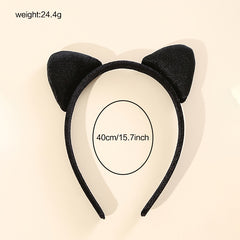 Cat Ears Headband Halloween Cosplay Costume Accessory for Adults