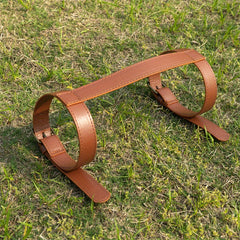 Adjustable Leather Belt for Outdoor Floor Mat - Moisture Proof