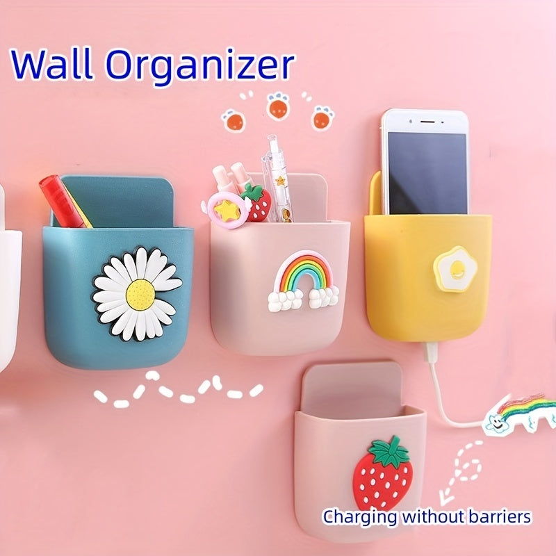 2pcs Hair Cartoon Wall Hanger Storage Box