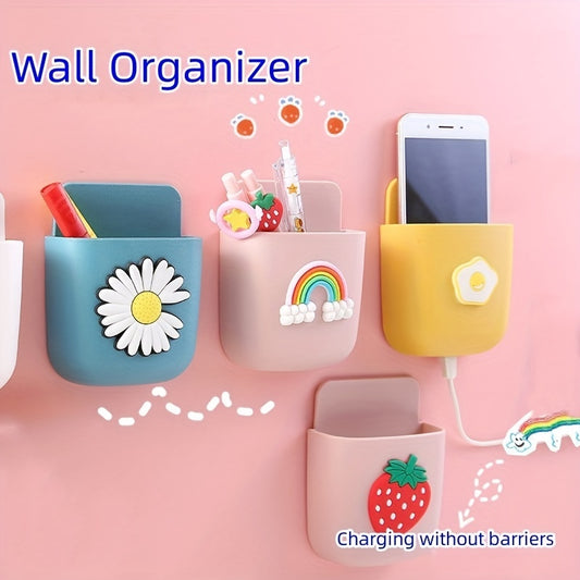 2pcs Hair Cartoon Wall Hanger Storage Box