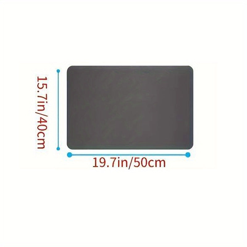 Dark Gray Dish Drying Mat Absorbent Non Slip Mat