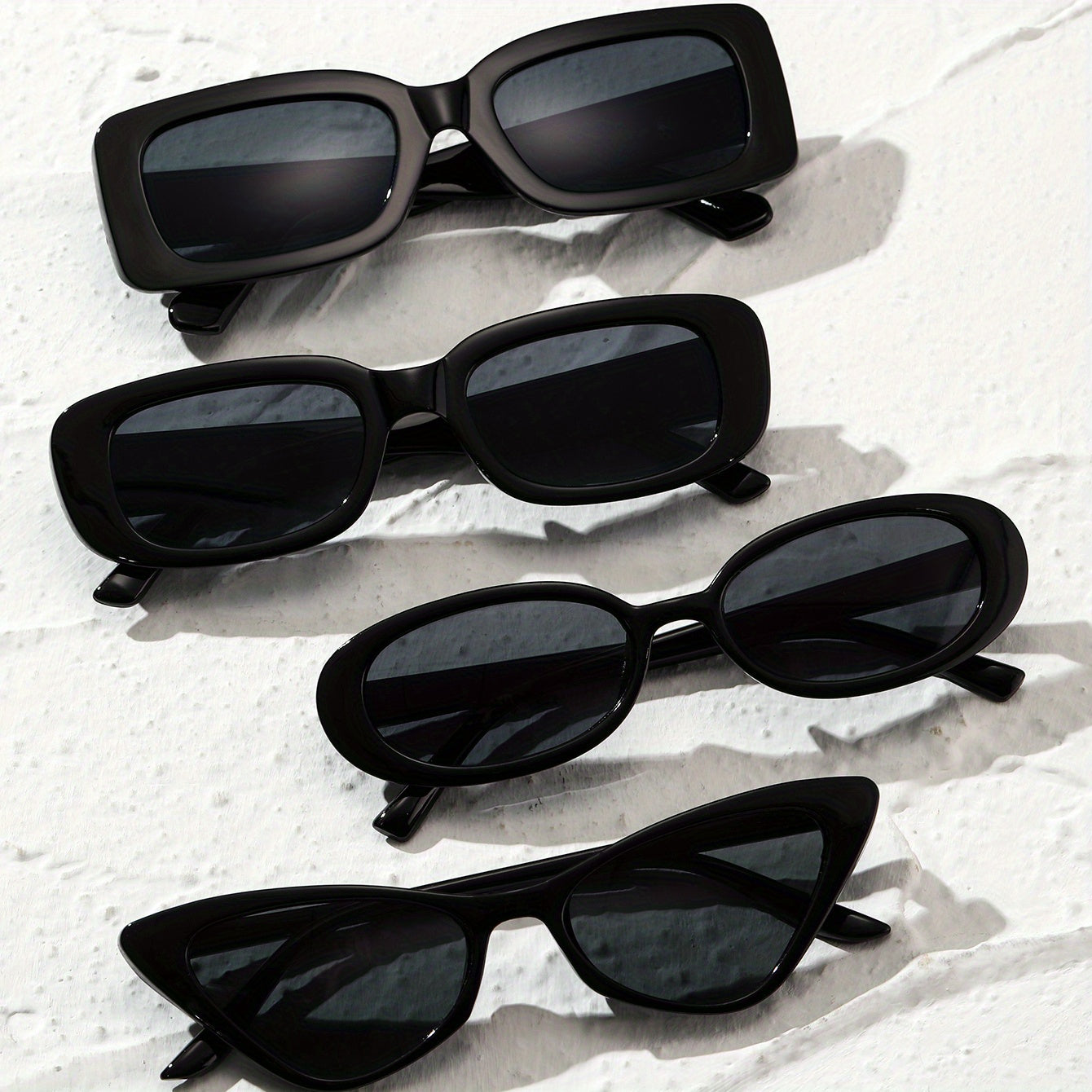 4 Pairs Sunglasses UV400 Sun Shades for Women Men