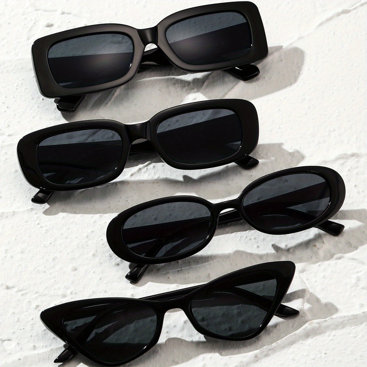 4 Pairs Sunglasses UV400 Sun Shades for Women Men