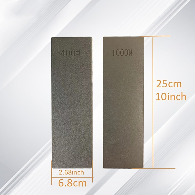 Diamond Sharpening Plate 10x2.68 Coarse/Fine for Kitchen Chisel Axe Woodworking
