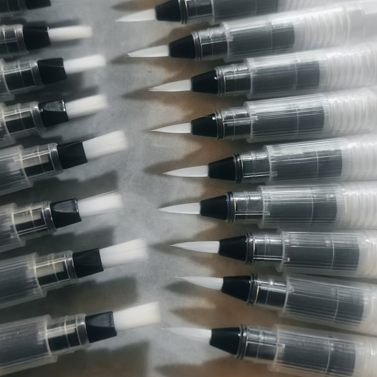 20 Pack Nylon Brushes with Water Storage Pen Set for Acrylic Watercolor Painting