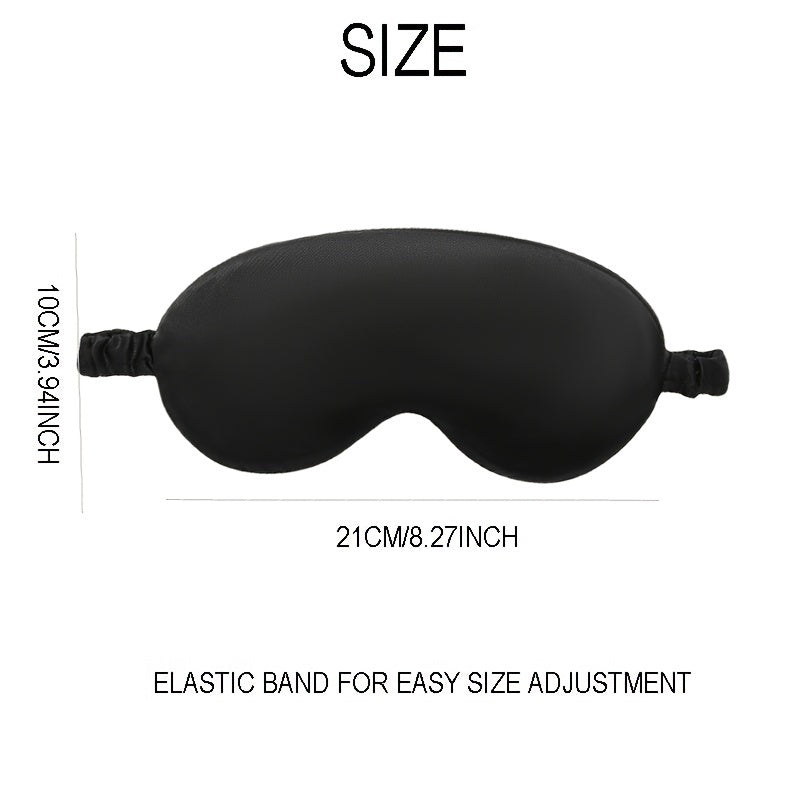 Silk Like Sleeping Eye Mask Blindfold Rest Relax Eye Shade Cover