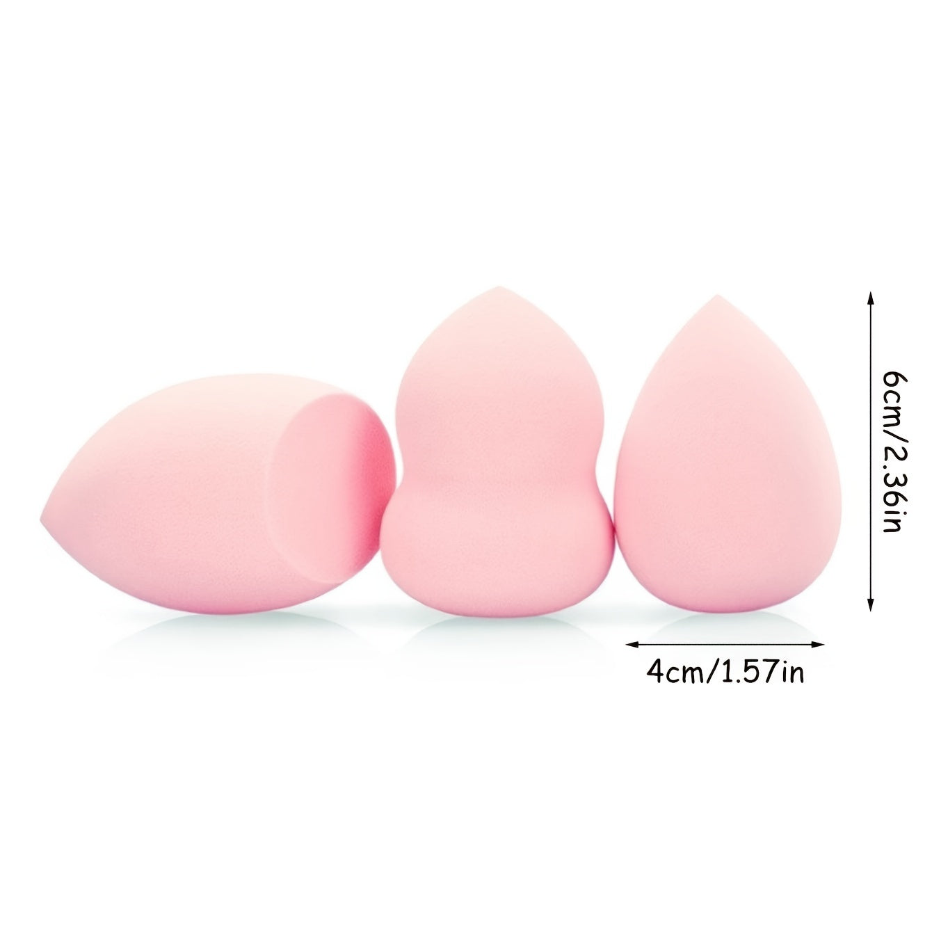 8PCS Multicolor Makeup Sponges Foundation Blush Beauty Sponges Puff Set