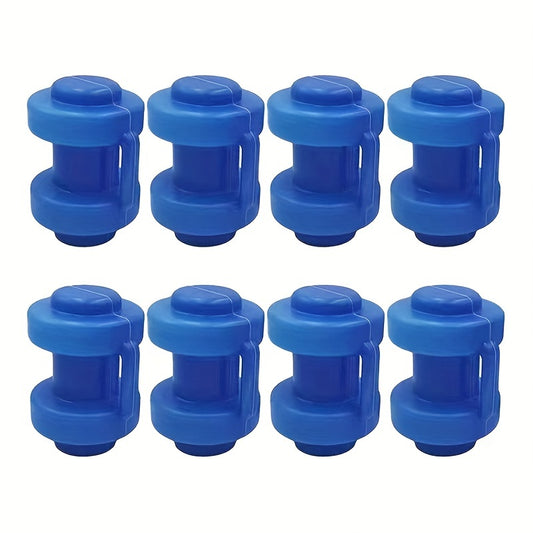 8pcs Trampoline End Cap Waterproof Enclosure Pole Cap For Net Poles