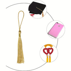 10pcs DIY Keychain Tassels for Crafting and Jewelry Making